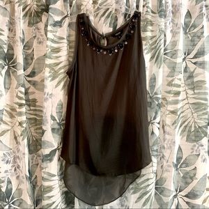 Simply Vera - Vera Wang, Sparkly Tank Top, Keyhole Back, Large